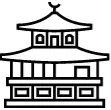 ginkakuji vector image